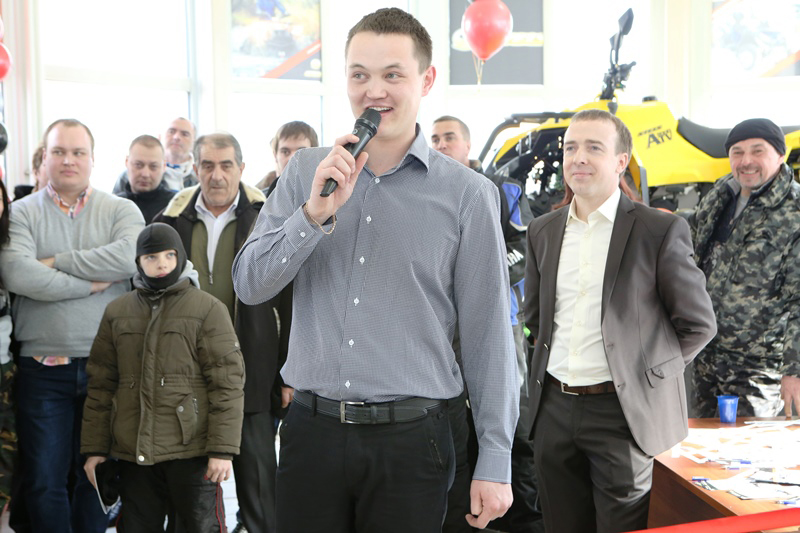Фото с открытия мотосалона ATVARMOR в г. Подольск