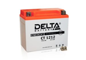 Аккумуляторная батарея Delta CT 1212  (Ач-12)  (YTX14-BS, YTX12-BS)
