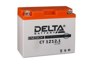 Аккумуляторная батарея Delta CT 1212.1  (Ач-12) (YT14B-BS)