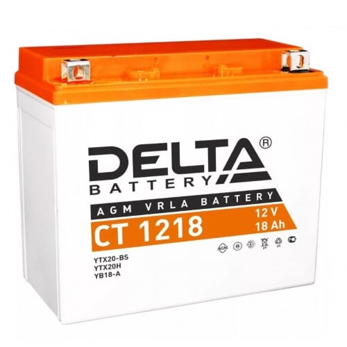 Аккумуляторная батарея Delta CT 1218 YTX20-BS, YTX20H