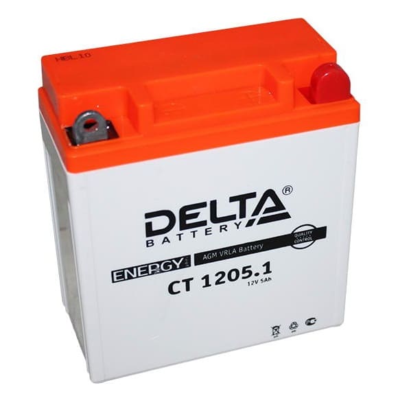 Аккумуляторная батарея Delta CT 1205.1 YB5L-B