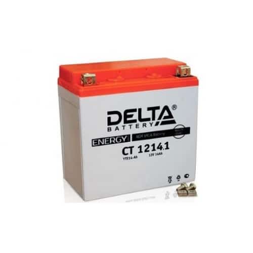 Аккумуляторная батарея Delta CT 1214.1 (Ач-14 )  (YB14-BS, YTX14AH, YTX14AH-BS)