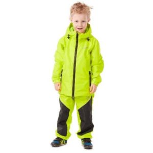 Детский комплект дождевой (куртка, брюки) EVO Kids YELLOW (мембрана)