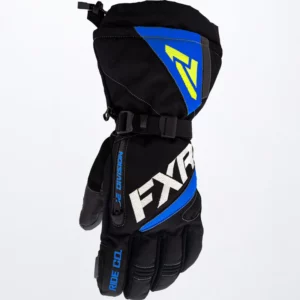 Перчатки FXR Fuel с утеплителем (Black/Blue/Hi Vis)