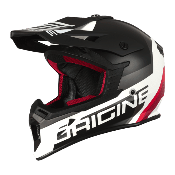 Шлем кроссовый ORIGINE HERO MX (черный/белый матовый)
