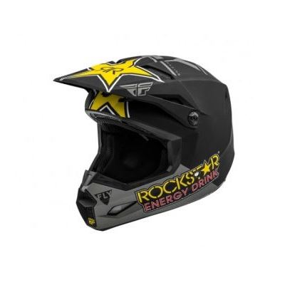 Кроссовый шлем FLY RACING KINETIC ROCKSTAR ECE (2020) (белый/серый/черный, XL 140126-880-9159)