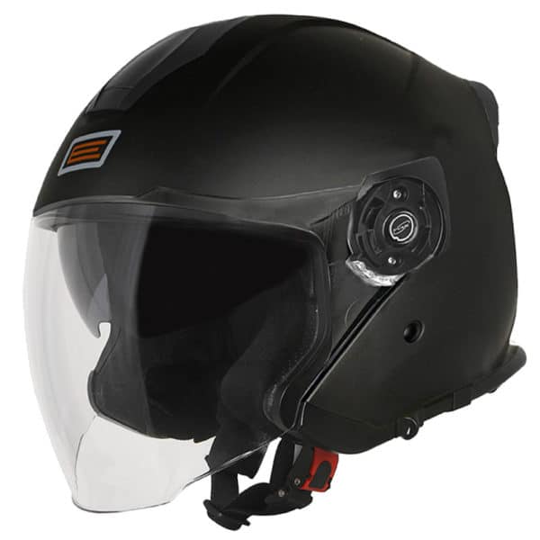 Шлем (открыт со стеклом) Origine Palio Solid черный глянцевый XS 020035-823-6235